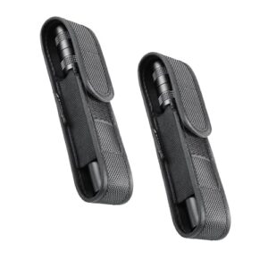 Taktische Taschenlampenholster aus Nylon für Camping, Wandern und Jagd - Schutz für Taschenlampen mit Klettverschluss-Design