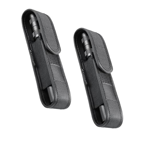 Taktische Taschenlampenholster aus Nylon für Camping, Wandern und Jagd - Schutz für Taschenlampen mit Klettverschluss-Design