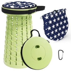 Tragbarer Klapphocker für Camping, Outdoor und BBQ - leicht zu bedienen und mit hoher Belastungsfähigkeit bis 600 lbs