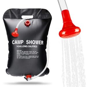 Campingdusche mit Solarenergie - tragbarer Duschbeutel für den Garten oder die Reise