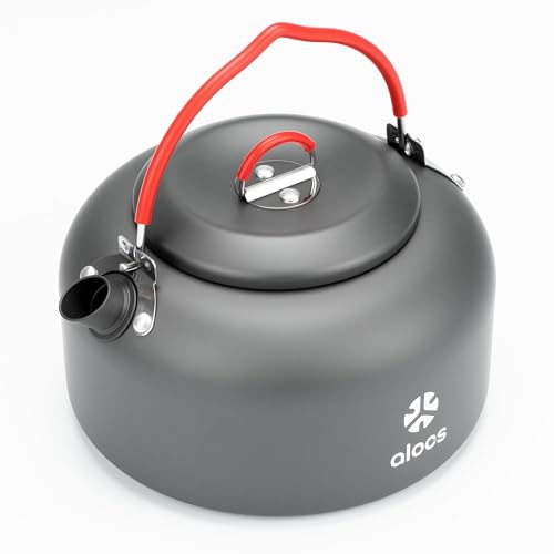 Komfortabler und widerstandsfähiger Wasserkocher für Camping, Outdoor-Aktivitäten und Reisen mit 1,4 Liter Fassungsvermögen aus harteloxiertem Aluminium