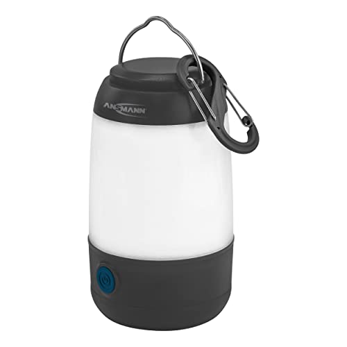 Dreifach drehbares Mini LED Licht mit Bügel und Haken, drei Leuchtfunktionen: 100% Helligkeit, 50% Helligkeit und Blinklicht. Kompatibel mit AAA Batterien. Ideal für Notfalllicht, Camping, Wandern und Angeln.