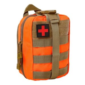 Taktische Molle-Tasche, wasserdicht, militärgeeignet, Outdoor-Abenteuer, Camping-Reisen-Antenneuer, orange