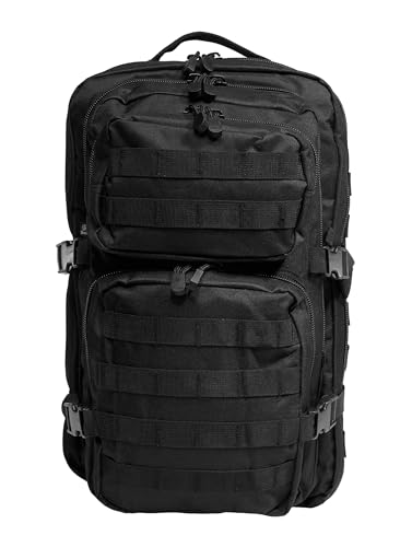 Brandit US Cooper Large Rucksack in schwarz, 40 Liter Fassungsvermögen