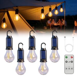 Robuste wasserdichte Campinglampe mit 3 Helligkeitsmodi, ideal für Outdoor-Aktivitäten wie Camping, Wandern und Angeln