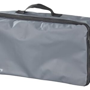 Praktische Transporttasche für Campingkocher, Grill-Zubehör und Outdoor-Camping. PVC-Material mit Reißeverschluss und Seitentasche.