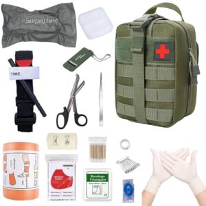 Erste-Hilfe-Set, medizinische Tasche für Notfälle, professionell zusammengestellte medizinische Versorgung bei Camping, Jagd, Wandern, im Auto oder zu Hause