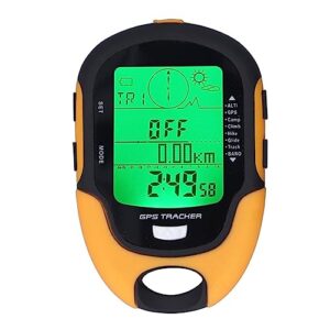 Multifunktionaler Höhenmesser mit GPS, Kompass und Wettervorhersage, ideal für Reisen und Abenteuer, IPX4-Wasserdicht, hochpräzise Sensortechnologie