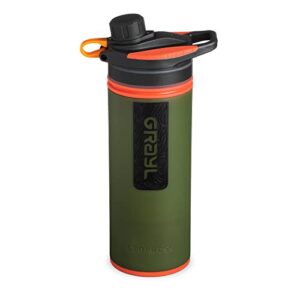 GRAYL GeoPress 710ml Outdoor Wasserfilter, eliminiert 99,99% aller Bakterien und Viren, perfekt für Camping, Survival und Reisen