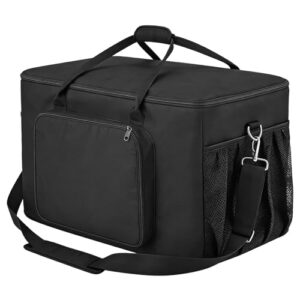 Grill-Tragetasche für Ninja Woodfire Pizzaofen, Outdoor Grill Ofen Hochwertige Schutzhülle 600D Oxford-Gewebe Wasserdicht Transporttasche mit Taschen, Tragegriffen, Reißverschluss Anti UV-beständig