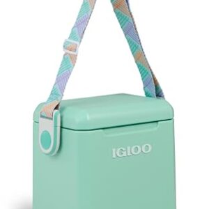 IGLOO Tag Along Too Passive Kühlbox mit Schultergurt für Outdoor-Aktivitäten - 10,4 Liter Fassungsgröße - Kompakte und tragbare Kühlbox