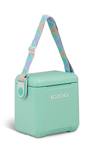 IGLOO Tag Along Too Passive Kühlbox mit Schultergurt für Outdoor-Aktivitäten - 10,4 Liter Fassungsgröße - Kompakte und tragbare Kühlbox