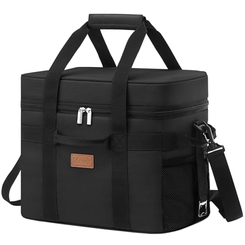 Lifewit Kühltasche 20L 30 Dosen, Faltbar Picknicktasche für Essen & Getränke, Kühlbox Tragbare Eistasche für Männer, Frauen, Isolierte Thermotasche für die Arbeit, Picknicks, Camping