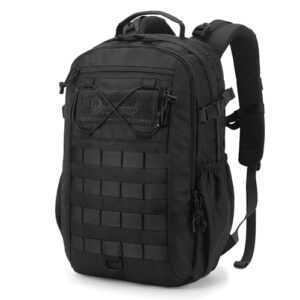 Taktischer Rucksack mit MOLLE-System für Outdoor-Aktivitäten, ideal für Camping und Wandern