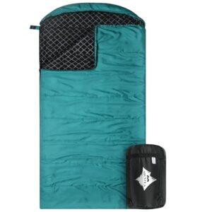 Baumwollflanellschlafsack für erwachsene, komfortabler Schlafsack für Camping und Wandern, 100% Baumwolle, wasserdicht und langlebig, ideal für warmes Wetter