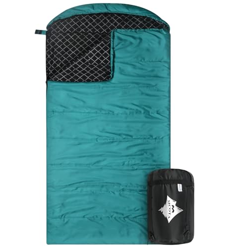 Baumwollflanellschlafsack für erwachsene, komfortabler Schlafsack für Camping und Wandern, 100% Baumwolle, wasserdicht und langlebig, ideal für warmes Wetter