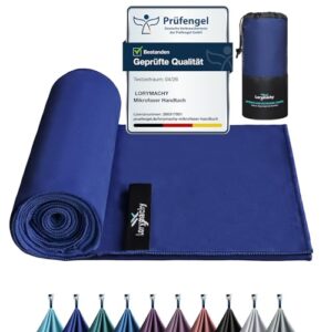Mikrofaser Handtuch für Fitness, Yoga und Strand - ultraleicht und schnelltrocknend mit Silberionen-Behandlung - ideal für Fitnessstudio, Badezimmer und Reisen