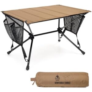 Einfacher und leichter Campingtisch für Outdoor-Aktivitäten, mit Tragetasche und Netztasche, ideal für Angeln und Wandern