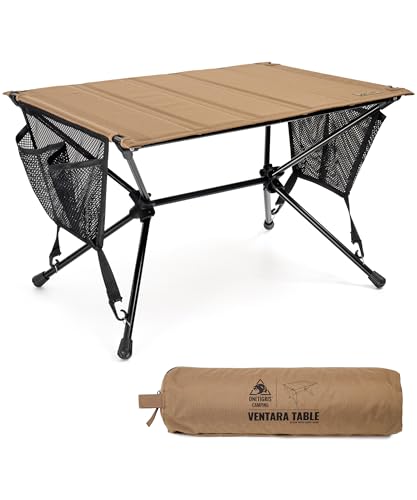 Einfacher und leichter Campingtisch für Outdoor-Aktivitäten, mit Tragetasche und Netztasche, ideal für Angeln und Wandern