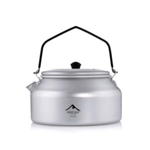 Ultraleichter Campingkessel, Harteloxiertes Aluminium, Offener Kessel für Lagerfeuer und Rucksackreisen