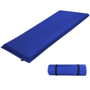 Dunkelblaue Selfaufließ-Matte für Camping, 200 x 66 x 6.0 cm groß, mit dicken Schaumstoff gefüllt und Robust Isolierend