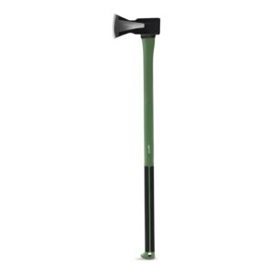 Amazon Basics Spaltaxt zum Hacken von Holz, 35.4 × 6.5 × 2.1 inches (L × B × H), Olivgrün, schwarz