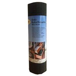 Camping Antirutschmatte 30x360cm waschbar, schwarz, robuste Matratze für sicheren Schlaf während Campingausflug