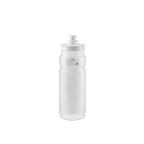ELITE FLY TEX Trinkflasche 750 ml - Ultraleicht, BPA-frei, für Rennrad, MTB und Gravel Fahrrad