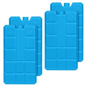 Flintronic Kühlakku, 4 Stück, für Kühltaschen und Kühlboxen, lange Kühlung, 24-48 Stunden