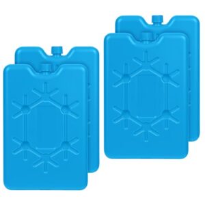 Flintronic Kühlakkus für Kühltasche und Kühlbox, 4 Stück, lange Kühlung bis zu 48 Stunden, blau, 10,9 x 1,5 x 16,2 cm