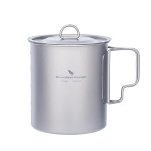 Stahlcontainer mit dem Text 'BASINGO' und 'Titan Topf' - ideal für Camping-, Picknick- und Outdoor-Aktivitäten