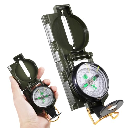 Kompass Outdoor, präzise Positionierung, robustes Design, geeignet für Jäger, Wanderer und Outdoor-Enthusiasten, wasserfest und schockresistent