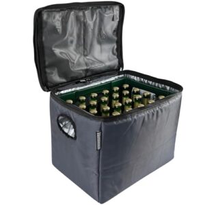 Faltbare, isolierte Thermotasche für Bier - leicht & robust - ideal für Grillen, Party, Festival und Camping