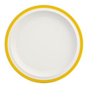 Ornamin Speiseteller Klassik Plus Design - Stabil und Funktional, Ultraleicht, Bruchstabil, Mehrweggeschirr für Outdoor, Camping und Kitas