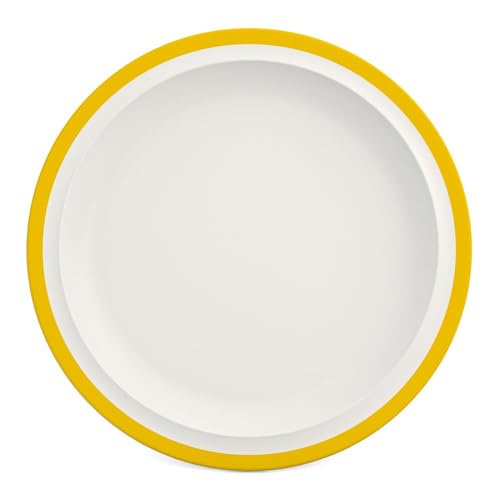 Ornamin Speiseteller Klassik Plus Design - Stabil und Funktional, Ultraleicht, Bruchstabil, Mehrweggeschirr für Outdoor, Camping und Kitas