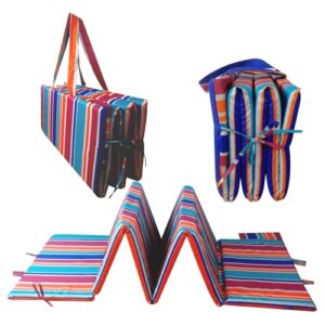 Rzeka Snu Strandmatte, faltbar und wasserfest, mit 3 cm PU-Schaumstoff gefüllt, für steinige Strände nach Kroatien