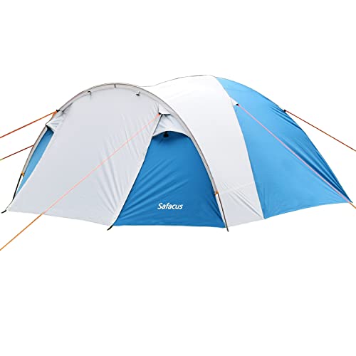 Kuppelzelt für 4 Personen, leicht und stabil, wasserdicht, Moskitoschutz und Ventilationssystem, Outdoor-Zelt für Camping und Festival