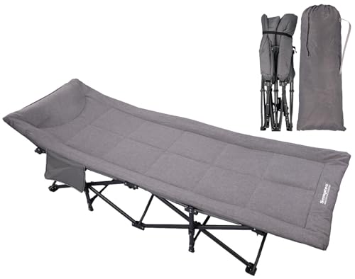 Praktisches Camping- und Feldbett mit Belastbarkeit bis 200 kg, ideal für Indoor- und Outdoor-Nutzer