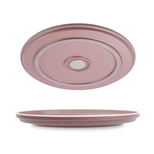 Magnet-Teller DOLOMIT, 2-teiliges Set für Wohnmobil, Camping und Boot, Ø 25 cm, magnetisch, anti-slip, bruchsicher