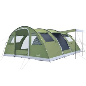 Camping-Zelt für 6 Personen mit dunkler Schlafkabine und Wassersäule 5000mm
