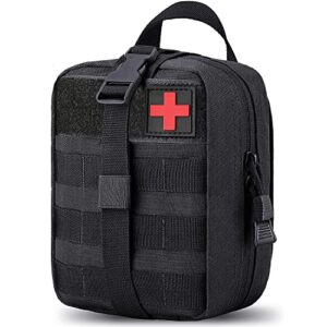 Taktische Gürteltasche für Outdoor-Survival, Camping und militärischen Einsatz in Schwarz