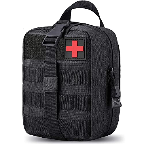 Taktische Gürteltasche für Outdoor-Survival, Camping und militärischen Einsatz in Schwarz