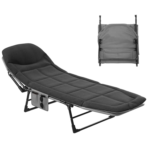 Ergonomische Sonnenliege mit Kissen. Die YITAHOME Sonnenliege ist eine perfekte Ergänzung für Ihren Garten, Pool oder Campingausflug. Sie bietet einen komfortablen Platz zum Entspannen und Genießen der Sonne. Hochwertiges Material, 5-fach verstellbare Rückenlehne, integrierte Matratze und KopfstüTze.