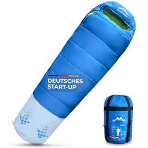 Kinderschlafsack für Sommer, wächst mit, 920g, Kompakt, perfekt für Camping und Outdoor-Aktivitäten