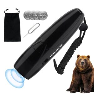 Abwehrhorn für Wanderer, 125dB elektrisches Outdoor-Alarmsystem, Selbstverteidigungshorn für Camping, Wandern und Outdoor-Aktivitäten