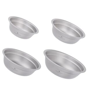 Ultraleichtes Campinggeschirr Set aus Titan für Außen, Küche - Elegante und langlebige Campingplatte mit Ein-Stück-Formung und Single-Layer Design