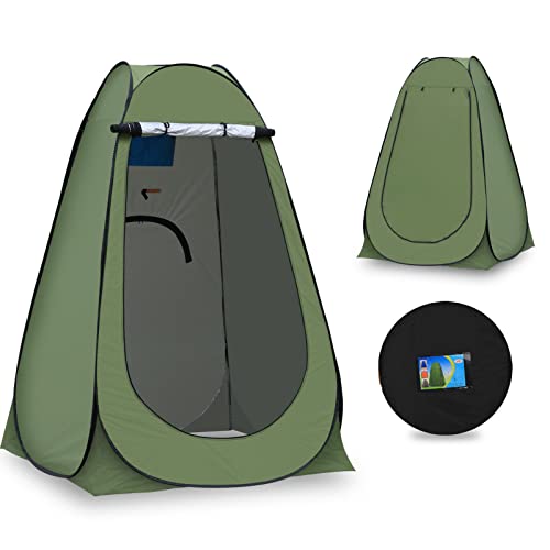 Pop Up Toilettenzelt für Outdoor, Anti-UV Veränderung, beleuchteter Design, perfekt für Strand, Angeln, Baden und Umkleiden