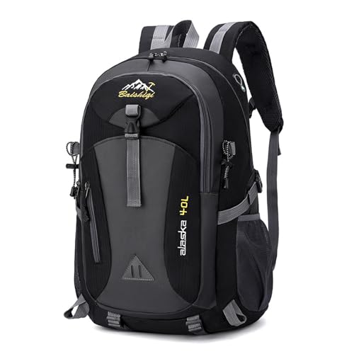 Hoher Qualität und großes Volumen: Funmo 40 Liter Wanderrucksack für Herren und Damen mit großer Kapazität, ideal für Outdoor-Abenteuer wie Trekking, Camping oder Bergsteigen.