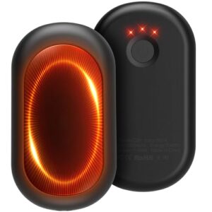 Elektrischer Handwarmer mit Magnet, 3 Stufen Heizung, schnelle Heizzeit, kompaktes Design, geeignet für Hände und Füße.