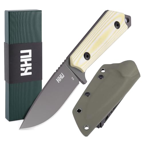 Ein hochwertiges Outdoor-Messer mit feststehender Klinge, ideal für Jagd, Wandern und Camping. D2-Stahl, G10-Griff und Kydex-Scheide garantieren Sicherheit und Präzision.